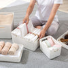 5 Pcs Plastic Storage Baskets with Handle Rectangular Home & Kitchen Storage Box