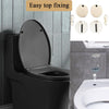 Quick Release Toilet Seat Soft Close Heavy Duty Universal Fit One Button WC