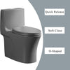 Quick Release Toilet Seat Soft Close Heavy Duty & Universal Fit One Button WC.