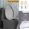 Quick Release Toilet Seat Soft Close Heavy Duty & Universal Fit One Button WC.