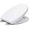 Quick Release Toilet Seat Soft Close Heavy Duty & Universal Fit One Button WC.