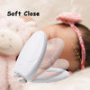 2-in-1 Soft Close Family Child Toilet Seat Quick Release Potty Training O Shape