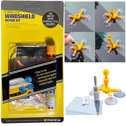 Windscreen Crack Repair Kit Car Chip Windshield Glass Wind Screen Premium DIY