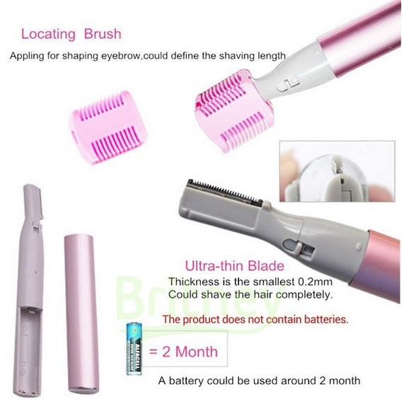 Electric Lady Shaver Bikini Legs Eyebrows Trimmer Emergency Purse Hair Travel