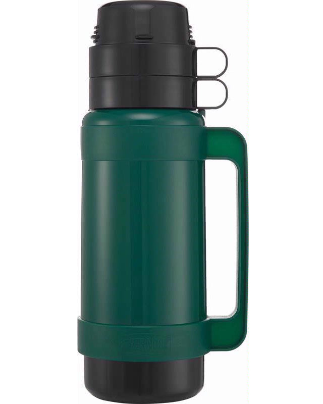 THERMOS Mondial Flask Glass Vacuum Insulated Thermal Hot Cold Drink 1.8L/1L/0.5L