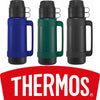 THERMOS Mondial Flask Glass Vacuum Insulated Thermal Hot Cold Drink 1.8L/1L/0.5L