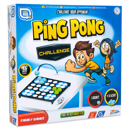 Ping Pong Challenge Game Family Game Children Game Family Party Game 2-4 Players