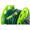 30m Hose Reel Cart Trolley Spray Garden Hosepipe Adjustable Handle Nozzle Wheel