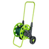 30m Hose Reel Cart Trolley Spray Garden Hosepipe Adjustable Handle Nozzle Wheel