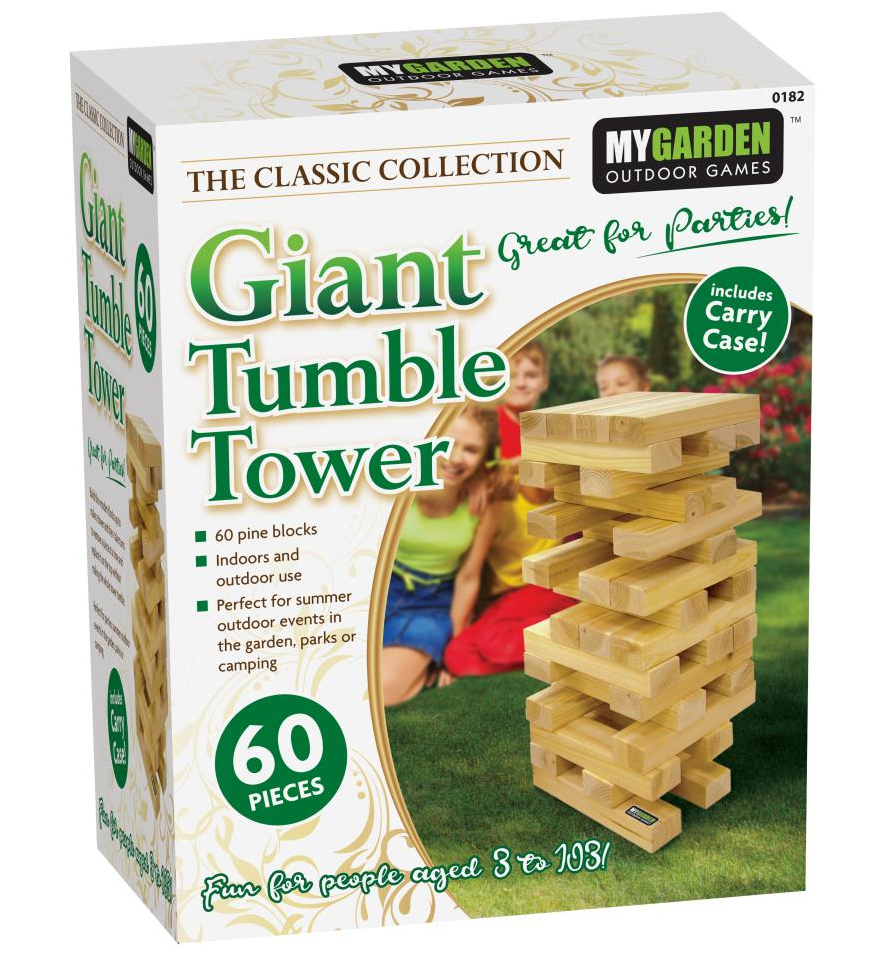 Mega Jenga Tumble Tower Giant Large Wooden Family Fun Garden Ga – Thinkprice Online Store