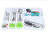 8Pcs Make Up Kitchen Dressing Table Drawer Desk Organiser Cutlery Storage Boxes