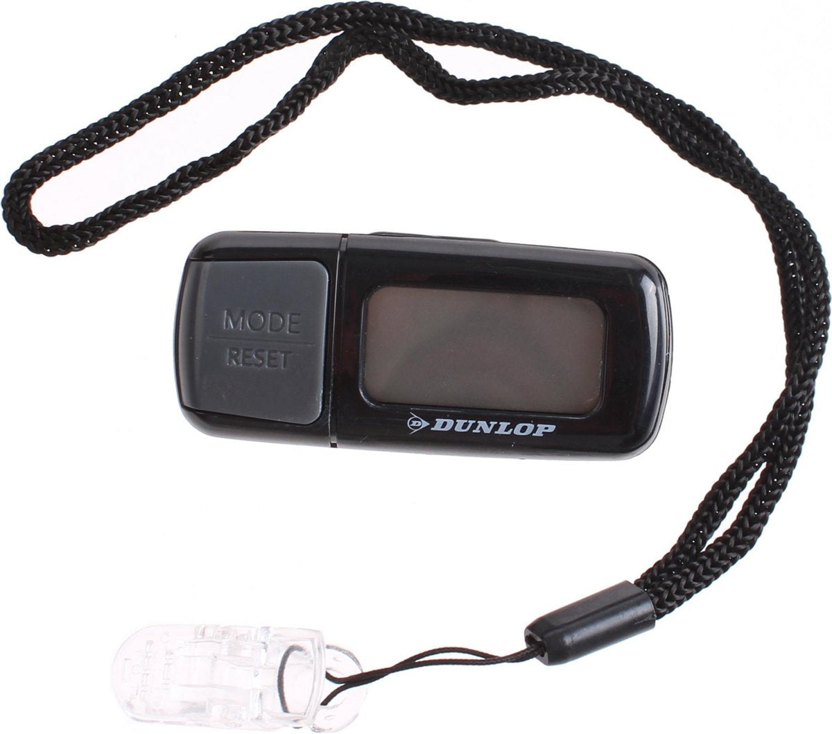 Dunlop LCD Step Distance Calorie Pedometer Walking Fitness Track Clip Strap