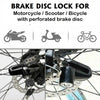 Dunlop Disc Lock W/ Reminder Cable Bike Motorcycle Scooter Anti Theft 2 Keys Neo