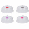 2 Pack Microwave Food Plate Dish Cover Kitchen Cooking Vented Handle Clear Lid