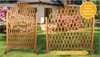 Arched Freestanding Trellis Wooden Extendable Garden Screen Fence