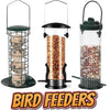 Outdoor Wild Bird Hanging Nut Seed Feeder Peanut Feed Fat Ball Feeders Garden