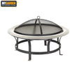 Acapulco Fire Pit Bowl for Garden BBQ Patio Heater Stainless Steel Firepit