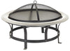 Acapulco Fire Pit Bowl for Garden BBQ Patio Heater Stainless Steel Firepit