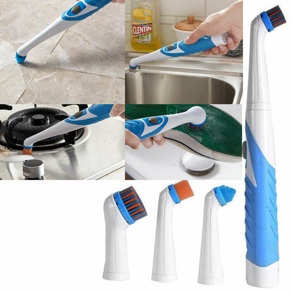 Sonic Scrubber Electric Cleaning Brush House Help Kitchen & Bathroom Car.