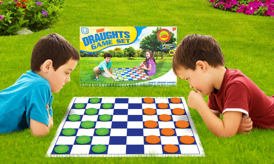 Draughts / Snakes and Ladders / Ludo / Drafts Giant Garden Games Sets Outdoor