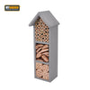 Wooden Insect House Wall Mounted Bug Hotel Natural Habitat Garden Shelter Bees