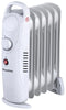 Powatron Portable Oil Filled Radiator Electric Heater with Thermostat 800W