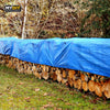 Heavy Duty Tarpaulin Cover Ground Sheet Waterproof Furniture Eyelet Tarp 4 Sizes