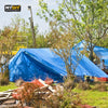 Heavy Duty Tarpaulin Cover Ground Sheet Waterproof Furniture Eyelet Tarp 4 Sizes