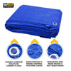 Heavy Duty Tarpaulin Cover Ground Sheet Waterproof Furniture Eyelet Tarp 4 Sizes