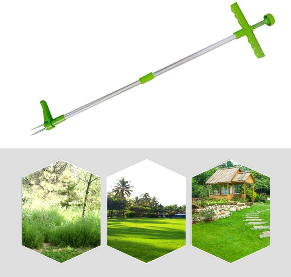 Garden Weed Puller Plant Remover Twister Tool Manual Extractor Root Twist 3Claws