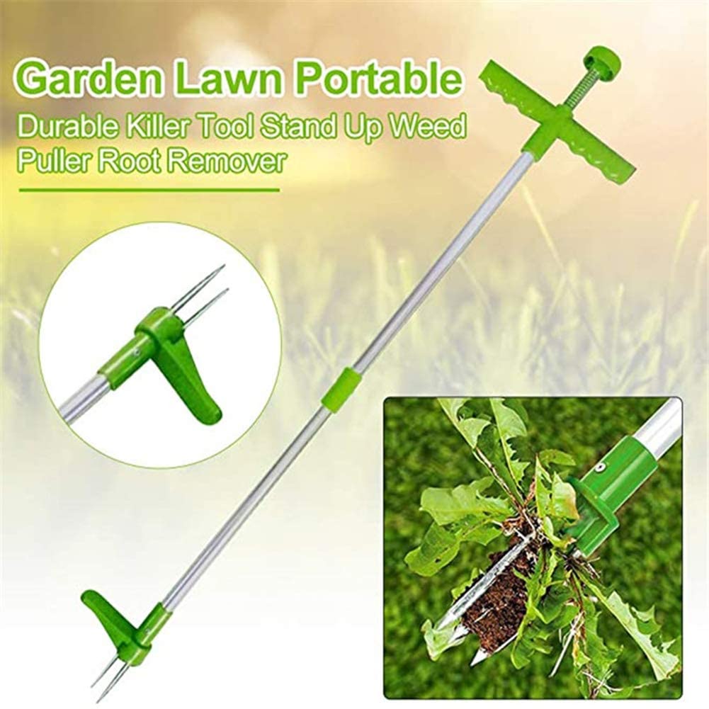 Garden Weed Puller Plant Remover Twister Tool Manual Extractor Root Twist 3Claws