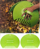 2Pc Large Garden Leaf Grabber Handheld Collector Grabs Gather Leaves Cleaning