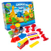 Doughtastic Dough Animal Set Make Shape Mix Moulds Soft Squidgy Activity