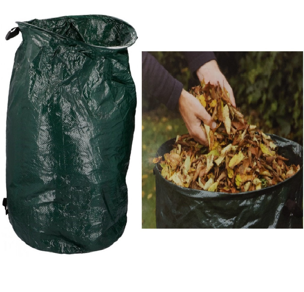120L Heavy Garden Waste Bag Refuse Sacks Leaf Leaves Weeds Carry Handle Strong