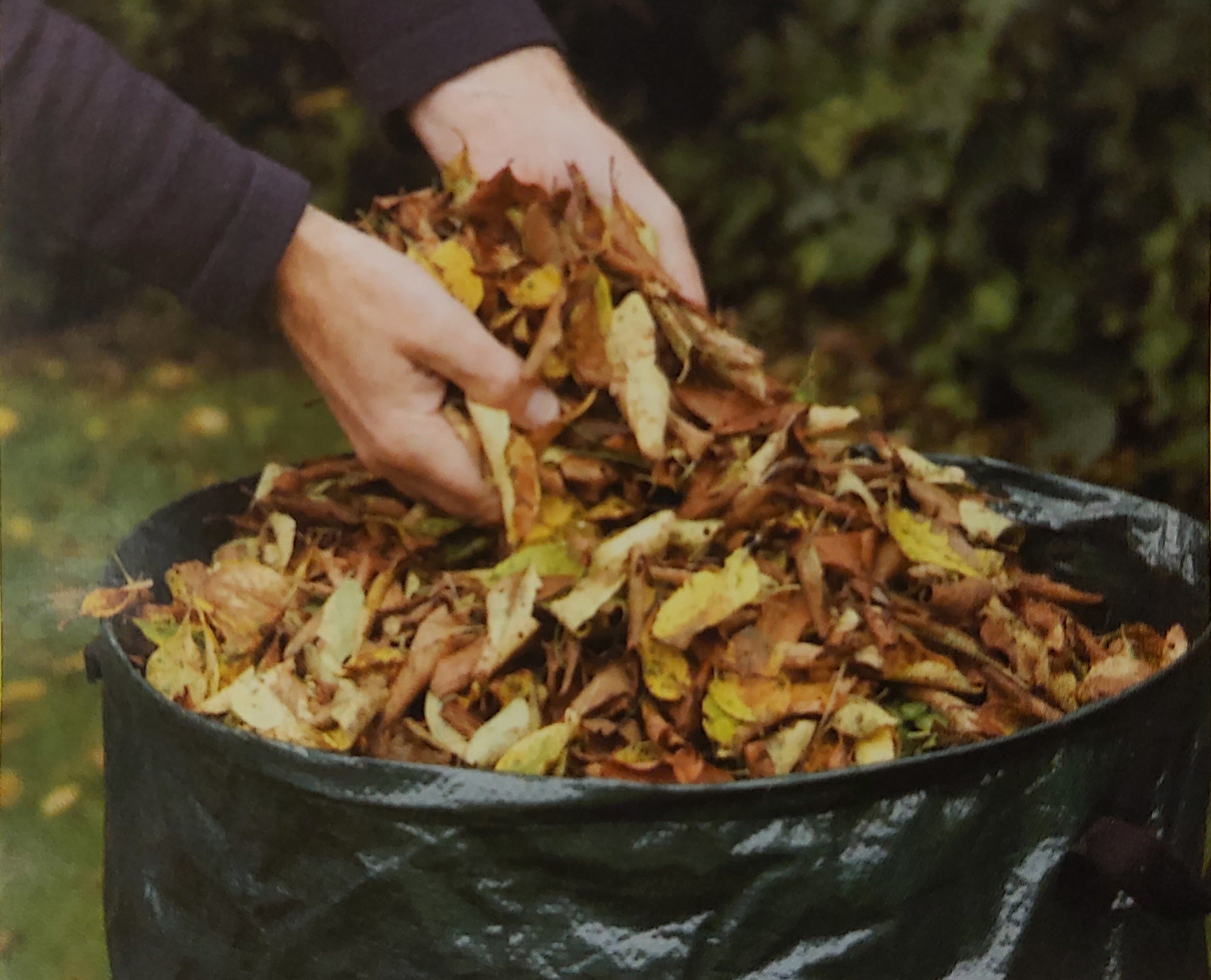 120L Heavy Garden Waste Bag Refuse Sacks Leaf Leaves Weeds Carry Handle Strong