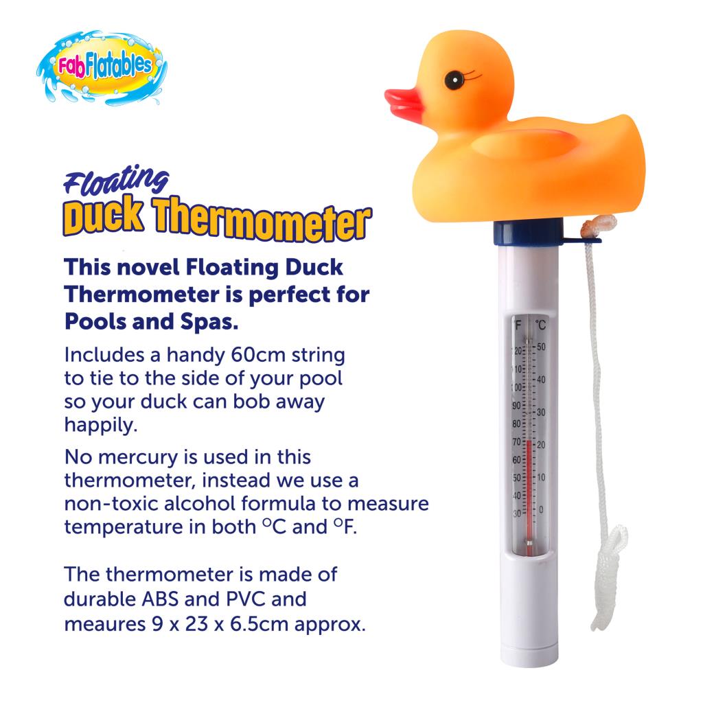 Floating Thermometer For Bath Swimming Pool Pond Hot Tub Water Duck Whale