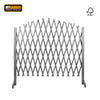 Arched Expandable Wooden Trellis Fence Garden Outdoor Freestanding 105x180cmGrey