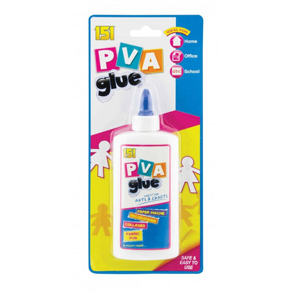 General Purpose PVA Adhesive Glue 150ml Paper Cardboard Wood Fabric Craft