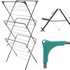 3 Tier Clothes Airer Rack Horse Winged Dryer Indoor Outdoor Washing Fold-able