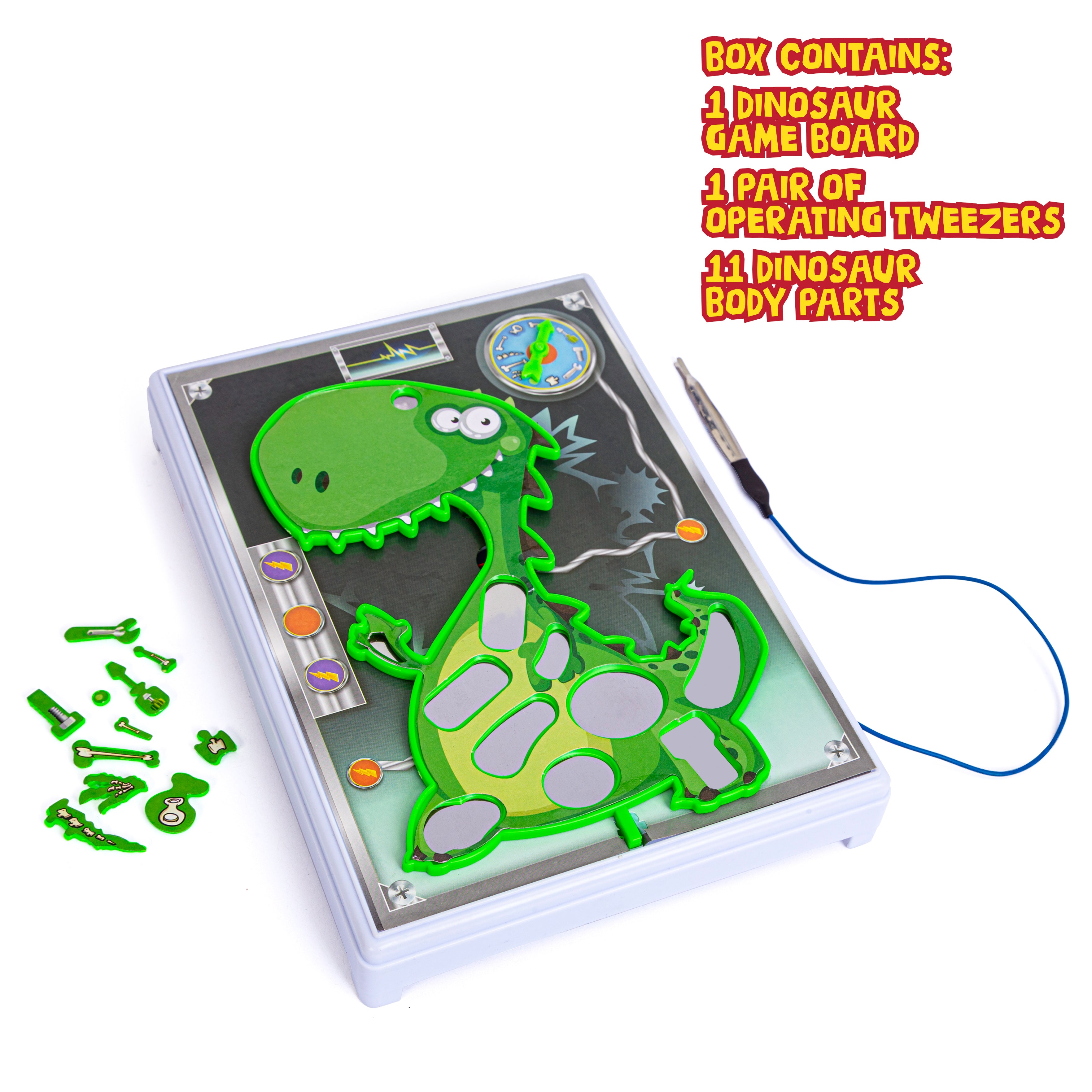 Dinousaur Operation Game Kids Family Fun Skills Classic Board Game Play Set