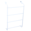 4 Tier White Over Door Clothes Airer Towel Rail Rack Bathroom Hanger Bar Holder