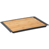 Bamboo Wooden Cutting Board With Crumb Catcher Tray Bread Chopping Slicing Board