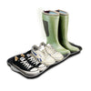 Multi Purpose Plastic Shoe Tray Wellies Boots Garden Plants Pet Home Door Tray