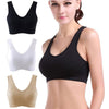 New Womens Ladies Seamless Crop Top Comfort Bra Sports Vest Stretch Shapewear