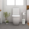 Toilet Paper Roll Holder Floor Free Standing Bathroom Tissue Loo Rolls Storage
