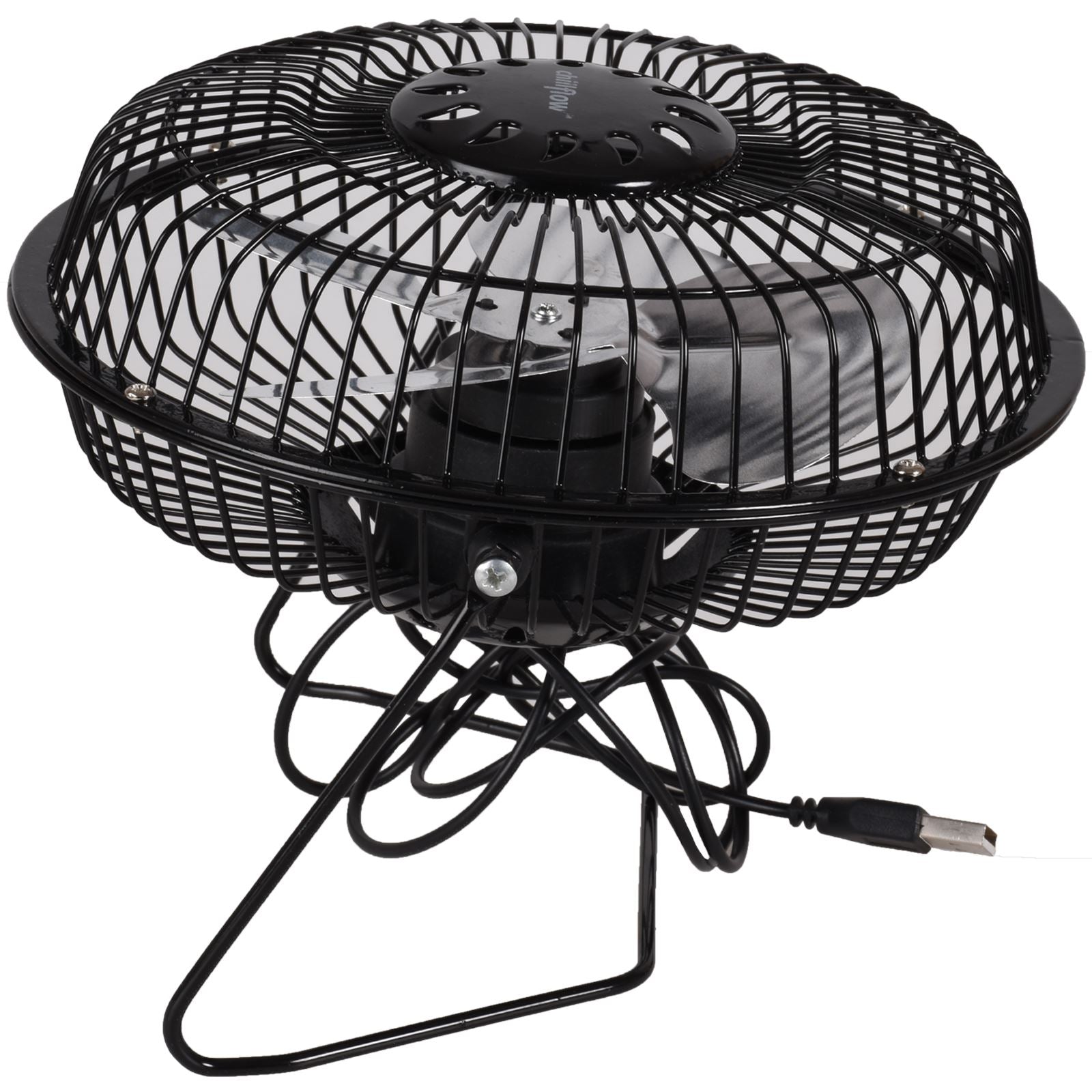 4'' 6'' Mini USB Desk Fan Personal Cooler Cooling Table All Metal Quite Portable