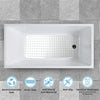 XLong Bath Shower Mat Anti Slip Non Slip Suction Cups Washable Bathroom 100x40cm