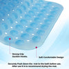 XLong Bath Shower Mat Anti Slip Non Slip Suction Cups Washable Bathroom 100x40cm