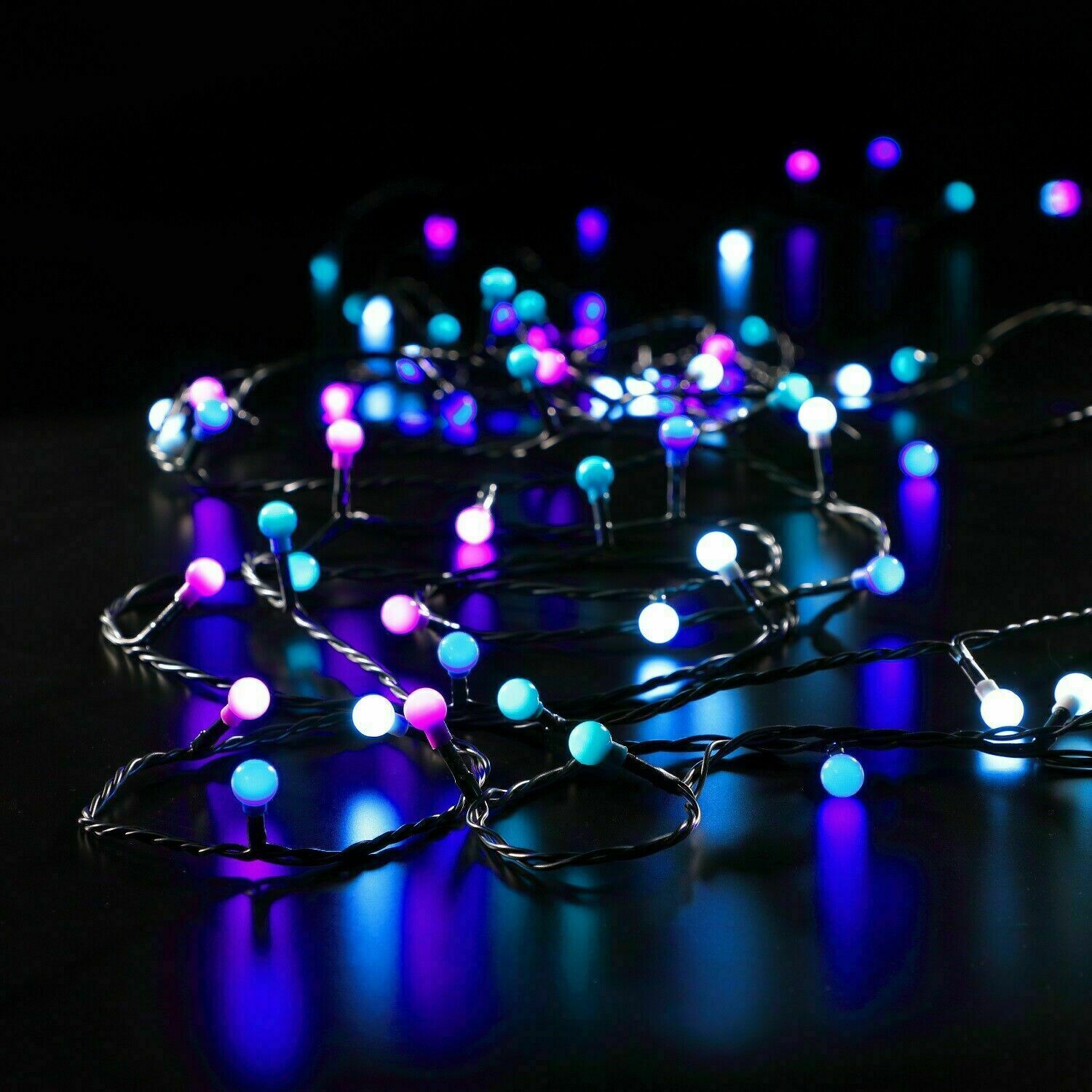 Berry Christmas LED Fairy String Lights Battery Operated Timer Indoor Outdoor 8F