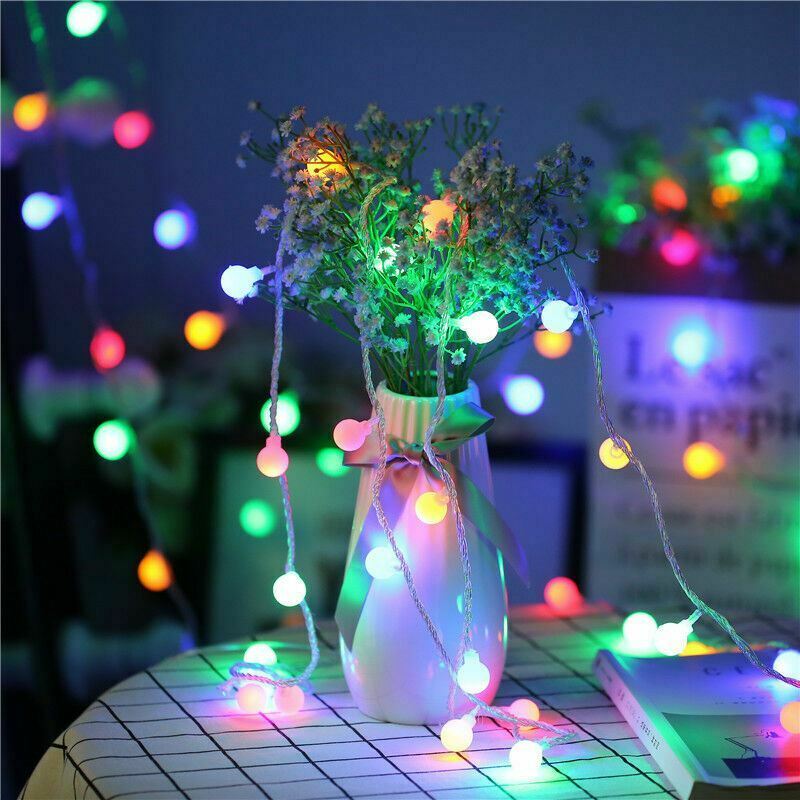 Berry Christmas LED Fairy String Lights Battery Operated Timer Indoor Outdoor 8F